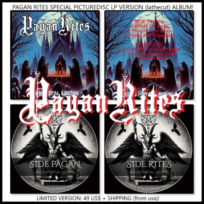 Pagan Rites (Sweden) - "Pagan Metal Legion" Picture LP version!