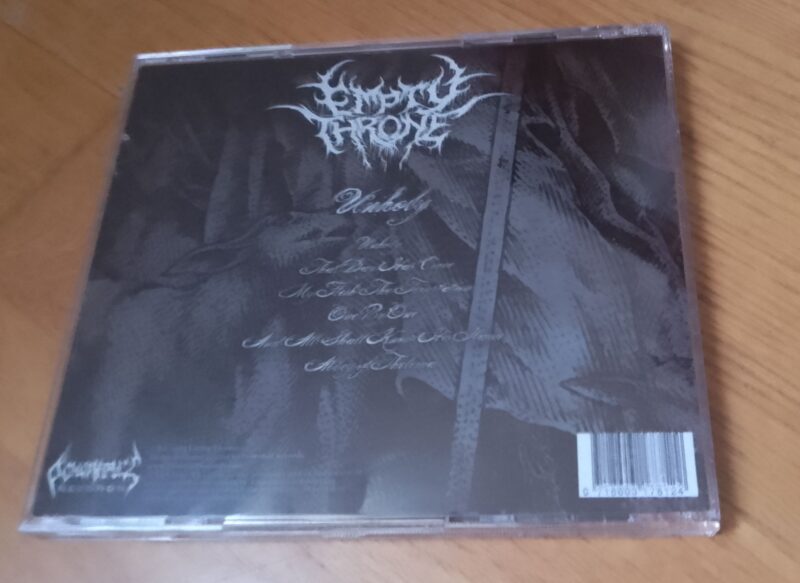 Empty Throne - Unholy (CD PRE-order) 28/2 - Image 3