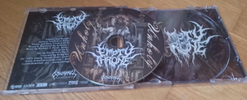 Empty Throne - Unholy (CD PRE-order) 28/2 - Image 4