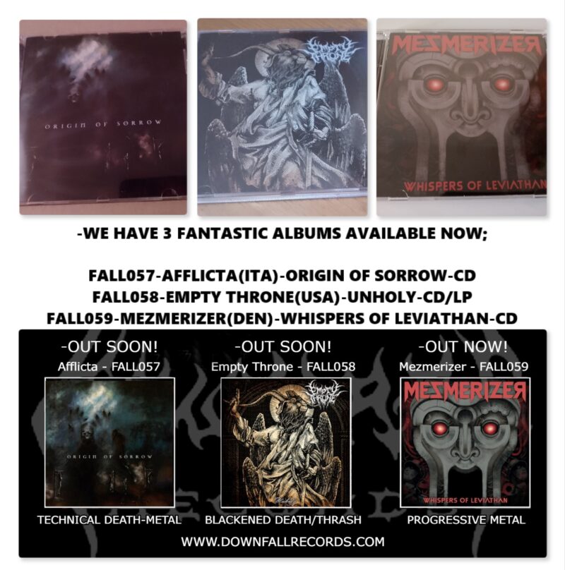 CD Bundle: Afflicta, Empty Throne, Mezmerizer