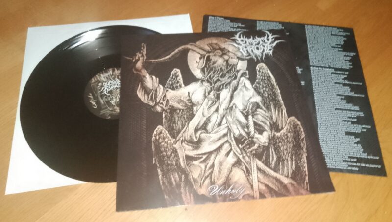 Empty Throne - "Unholy" Bundle (LP+CD+PATCH+STICKER ) - Image 3