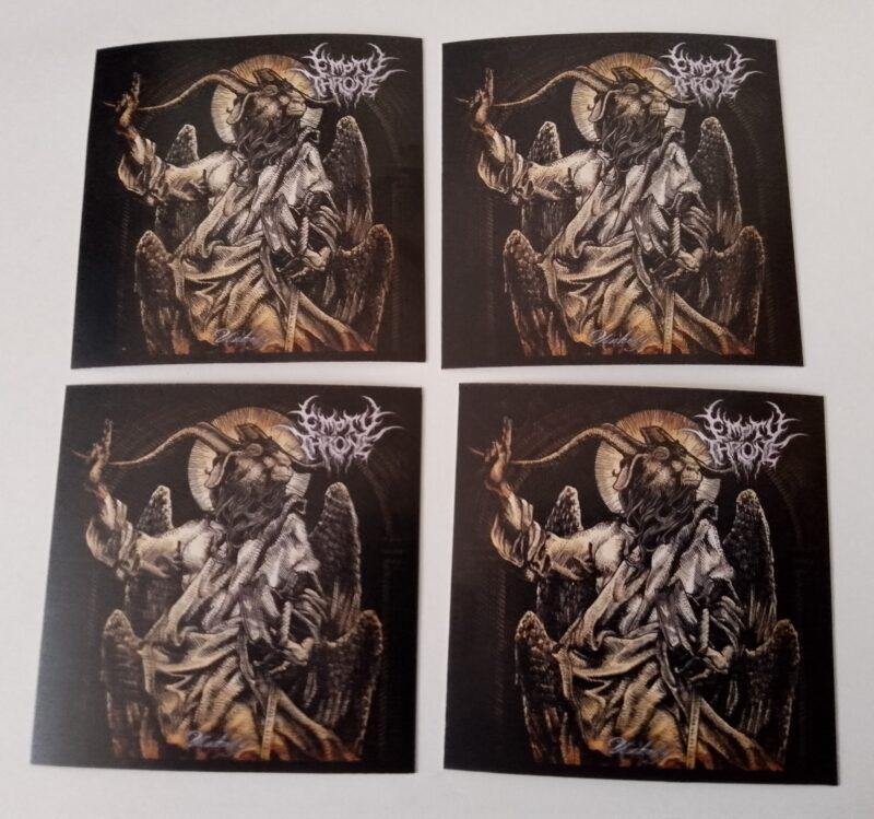 Empty Throne - "Unholy" Bundle (LP+CD+PATCH+STICKER ) - Image 6